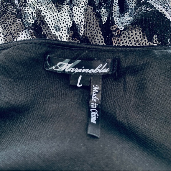 ONE SHOULDER SEQUIN BODYCON MINI DRESS COCKTAIL PARTY DRESS CLUB DRESS - Picture 4 of 16